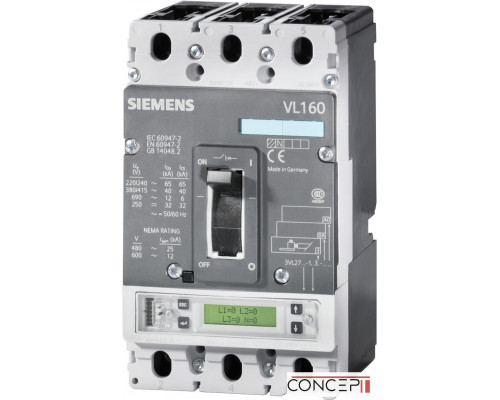 Автоматический выключатель Siemens 3VL1135-2KM30-0AA0