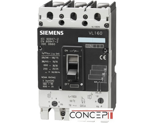 Автоматический выключатель Siemens 3VL2710-1DC33-2PD1