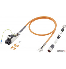 Силовой кабель MOTION-CONNECT 500 Siemens 6FX5002-5CN01-1BC2