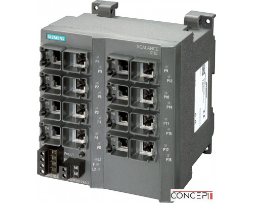 Неуправляемый коммутатор Siemens 6GK5116-0BA00-2AA3