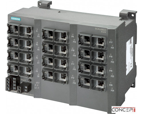 Неуправляемый коммутатор Siemens 6GK5124-0BA00-2AA3