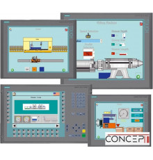 Панель оператора Siemens 6AV6644-0AB01-2AX0