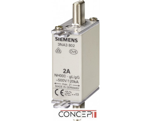 Плавкая вставка Siemens 3NA3801