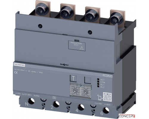 дифференциальный блок (блок УЗО) Siemens 3VA9124-0RL30
