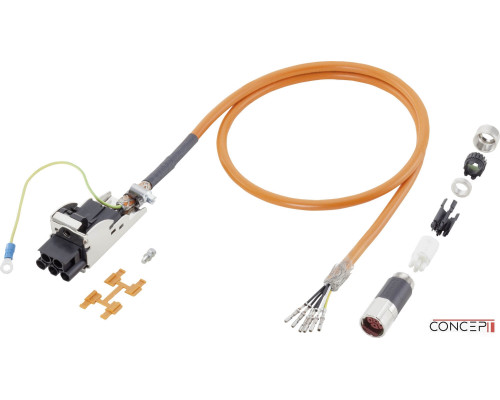 Силовой кабель MOTION-CONNECT 500 Siemens 6FX5002-5CN01-1CC0