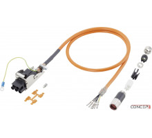 Силовой кабель MOTION-CONNECT 500 Siemens 6FX5002-5DN01-1AC2